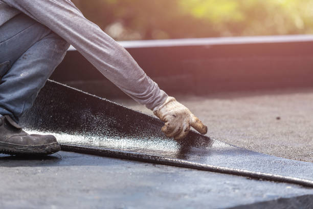 Professional Crawl Space Encapsulation technician working in Dresden, NY